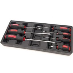 Inlay del Juego de Destornilladores Planos HBM de 7 Piezas