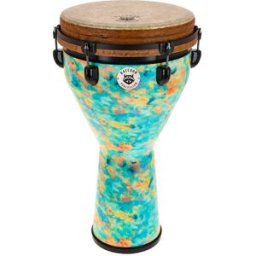 Raccoon 12" Jumbo Djembe - Turquoise Turquesa