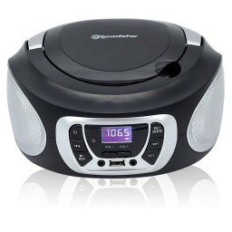 Reproductor CD Roadstar CDR-365U/SL 4W RMS USB AUX MP3 Radio FM Pantalla LCD
