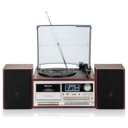 Tocadiscos Roadstar HIF-8892DBT 2 x 32 W RMS Bluetooth CD Cassette USB-MP3 DAB+