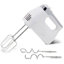 Batidora de mano Briebe HM1174WHT 400 W 5 velocidades turbo blanco