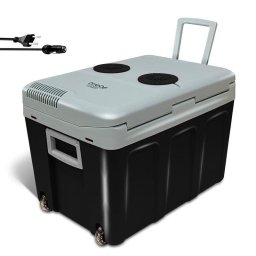 Nevera portátil Briebe CF1155BLK 40L dual frío calor ruedas asa plegable