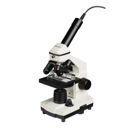 Microscopio Bresser NV 20X-1280X óptico LED cámara integrada USB