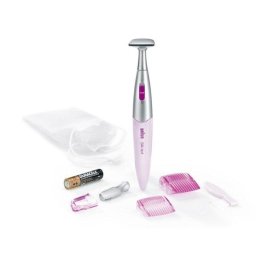 Rasuradora Braun Silk-épil Bikini Styler FG 1100 Inalámbrica 2 Cabezales Blanca