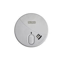 Detector de Humo y Gas GLORIA R-5 Blanco 85 dB Batería 9 V Alcalino Kit Montaje