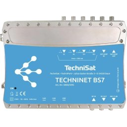 Receptor Satélite Modular TechniSat Techninet BS7 Azul Plata