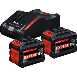 Conjunto Bosch Expert Cargador Ultrarrápido 16A con 2 Baterías 18V 15 Ah AMPShare