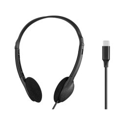 Auriculares Sandberg 825-32 con cable USB-C para oficina y teletrabajo negros