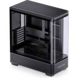 Caja PC Jonsbo TK-5 Black Midi Tower Vidrio ATX
