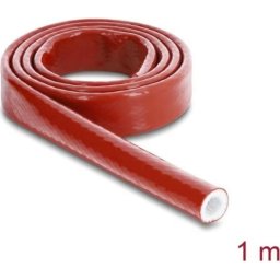 Manguito de guía de cables Delock rojo 10 mm x 100 cm