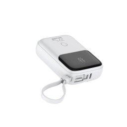 Batería externa Accetel PBB2411W 10000mAh 22.5W PD QC3.0 pantalla digital cables integrados