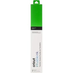 Cricut Infusible Ink Pack 2 Hojas de Transferencia Infusible Verde Brillante