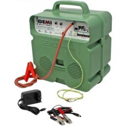 Gemi Elettronica Electrificador 12v/220v b/12 doble alimentación hasta 5 km para pastor eléctrico y cerca eléctrica extrafuerte gemi