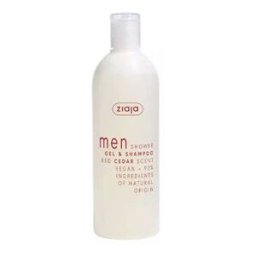 Ziaja Men Shower Gel & Shampoo Red Cedar Scent 400 ml