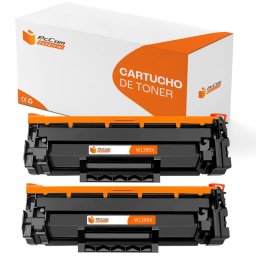 PcCom Essential HP W1390X/139X Tóner Compatible Negro Pack 2