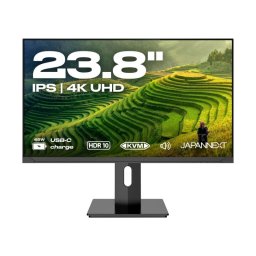 Japannext JN-IPS2380UHDR-C65W-HSP Monitor PC para Oficina 23.8" 4K UHD USB-C (+65W de Carga)