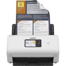 Escáner Brother ADS-4550WTC1 A4 Duplex 600 dpi Ethernet WLAN USB ADF 50 hojas