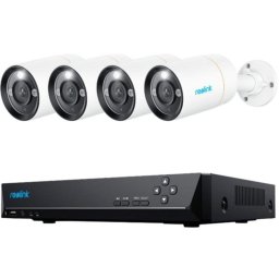 Cámara IP Reolink NVS8-12MB4 12MP Visión Nocturna Interior y Exterior IA
