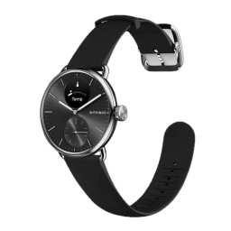 Withings ScanWatch 2 Bluetooth 38mm Acero inoxidable Correa Negra