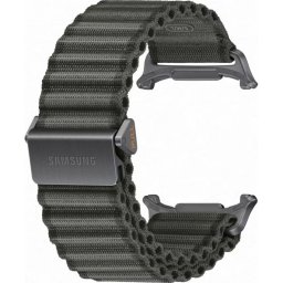Correa Samsung Galaxy Watch Ultra Nylon Titanio Verde Oliva Quick Release