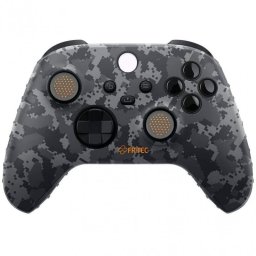 FR-TEC Pack Funda + Grips Camuflaje Negro para Mando Xbox Series X/S