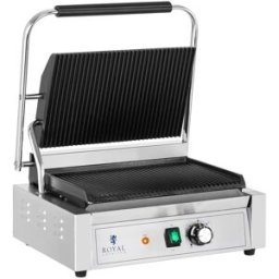 Royal Catering Parrilla de contacto - 2.200 W - ondulada 10011992