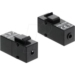 DELOCK 87233 - Módulo Keystone jack estéreo hembra de 3,5 mm de 4 pines a jack