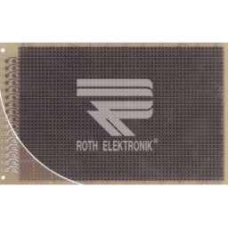 ROTH-ELEKTRONIK RE 521LF - Tarjeta de laboratorio FR4 RM 2,54 mm 32-pin. Rayas