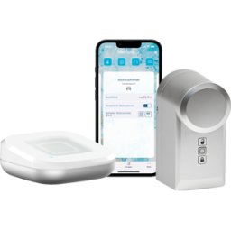 HOMEMATIC IP HMIP HAP2-DLS - Starter Bundle Access, cerradura de puerta Drive Silver