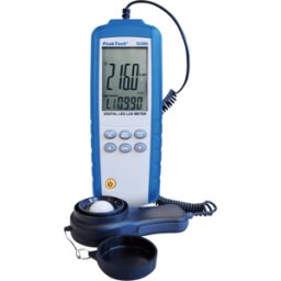 PEAKTECH 5086 - Luxómetro digital, 40 / 400 / 4000 / 40000 / 400000 lux