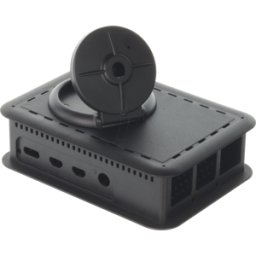 TEKO TEK-CAM4.9 BK - Carcasa para Raspberry Pi 4 y cámara, negro