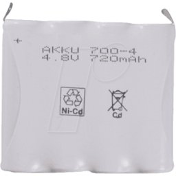 FREI TS 12-FLAT NH - Batería para teléfonos inalámbricos, NiMH, 1100 mA