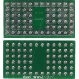 ROTH-ELEKTRONIK RE 941-S1 - Tablero de pan soldable Base de 8 pines 31,75 x 17,14 mm