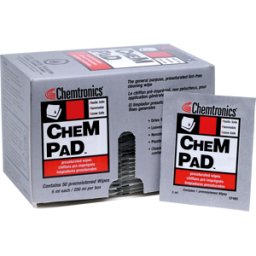 CHEMTRONICS CHEM CP400 - Paños de limpieza, alcohol, 91% IPA