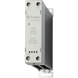 FINDER FIN 77.11.9.8250 - Relé de carga, 15 A, interruptor de paso por cero, 24 V