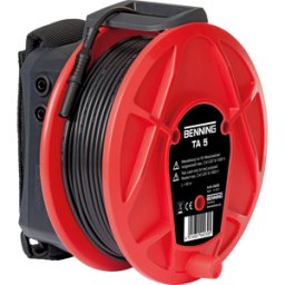 BENNING TA 5 - Arnés, bobina de cable BENNING TA 5, 40 m, cable de medici&oacut