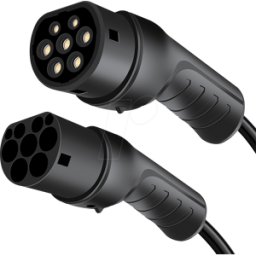LOGILINK EVC0125 - Cable tipo 2, para vehículos eléctricos, 11 kW, 16 A, 3 f
