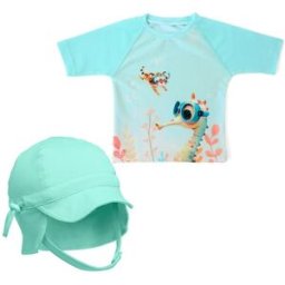 Pack Gorro y camiseta solar Ocean Kiokids Talla 12 - 24 meses
