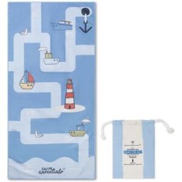 Swim Essential Toalla de playa infantil Seas The Day reversible