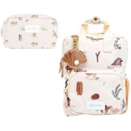Pack Mochila y neceser Play and Store Color Oliva