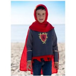 Disfraz de caballero Perceval con capa Talla De 5 a 7 años - Altura 120 cm