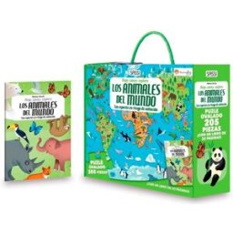 Manolito Book Los animales del mundo libro + puzle