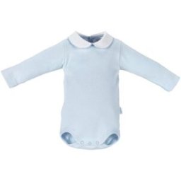 Cambrass Body manga larga con cuello Color Celeste, Talla Talla 1