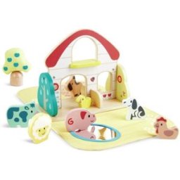 Hape Granja con animales de madera