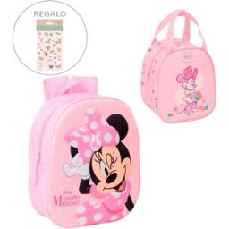 Silbetika Pack Mochila y bolsa térmica de Minnie Mouse AP5-Pack 6a67bd21d2daa