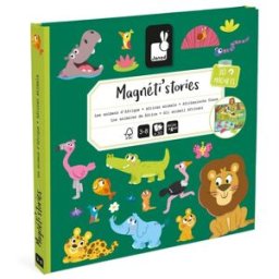 Janod Libro Magnéti'stories Los animales de África