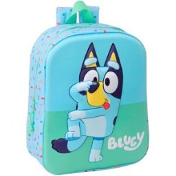 Safta Mochila infantil de guardería 3D Bluey