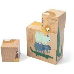 Puzzle de bloques Safari Trixie