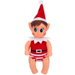Mini Elfo de Navidad bebé de Elves Behavin Badly 13 cm Modelo Elfa Elvie