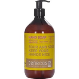 Benecos Bio Jabón de Manos Jengibre y Limón 500 ml